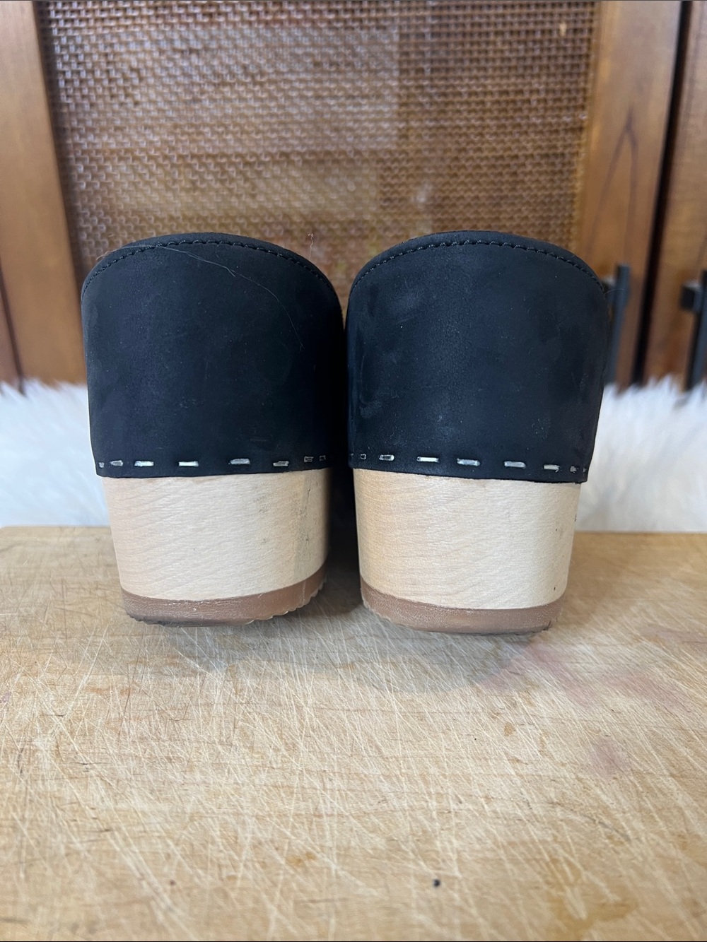Sandgrens Nubuck Clog Mules Brett Low 39 - Women - Picture 7 of 9